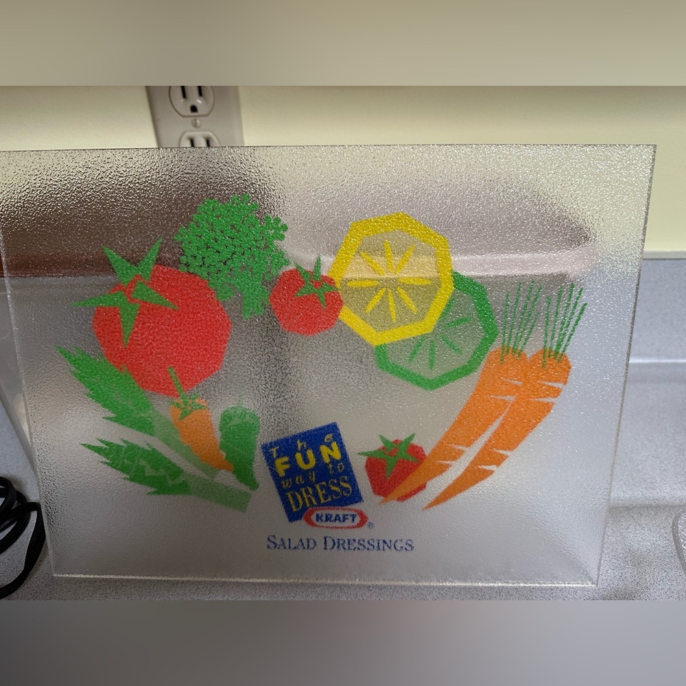 Vintage Kraft Salad Dressing Cutting Board